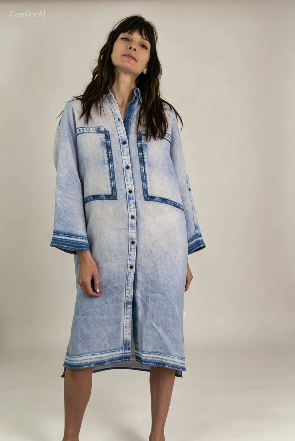 WANDERWALL - ABITO CAMICIA IN LINO