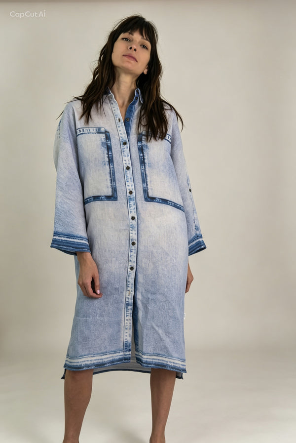 WANDERWALL - ABITO CAMICIA IN LINO