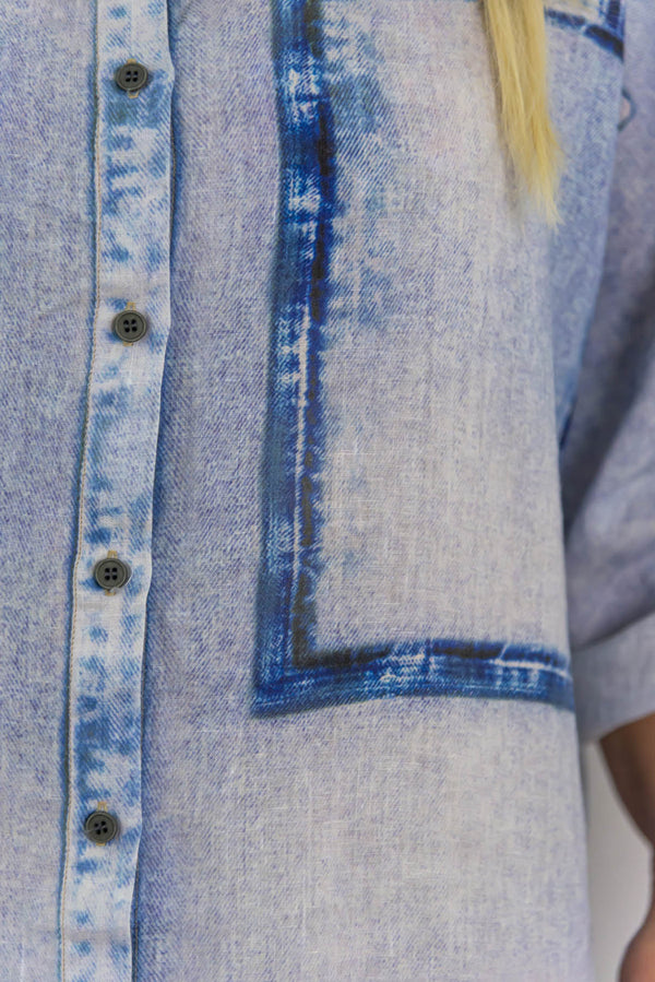 WANDERWALL - ABITO CAMICIA IN LINO