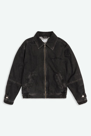 REBEL REBEL - GIUBBINO IN JEANS NERO