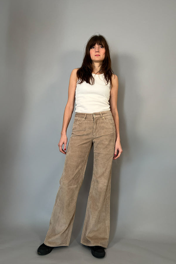 ALLA NIGHT LONG - PANTALONI A ZAMPA IN VELLUTO