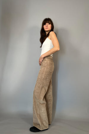 ALLA NIGHT LONG - PANTALONI A ZAMPA IN VELLUTO