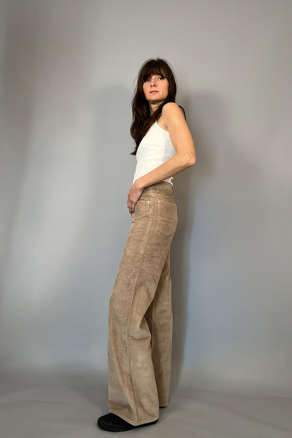 ALLA NIGHT LONG - PANTALONI A ZAMPA IN VELLUTO