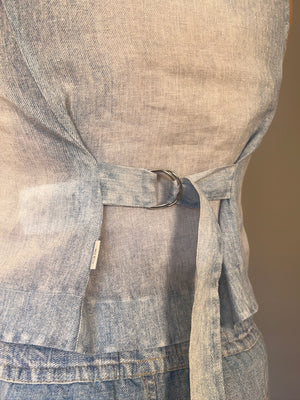 MOON RIVER - GILET IN LINO