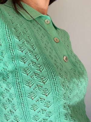 DREAMS - T-SHIRT TRAFORATA IN COTONE BIOLOGICO