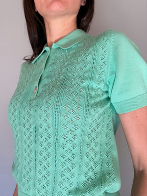 DREAMS - T-SHIRT TRAFORATA IN COTONE BIOLOGICO