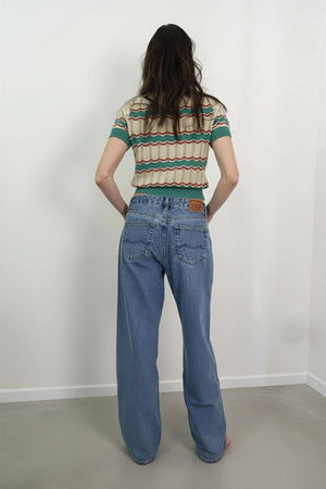 GYPSY - T-SHIRT TRAFORATA IN COTONE BIOLOGICO