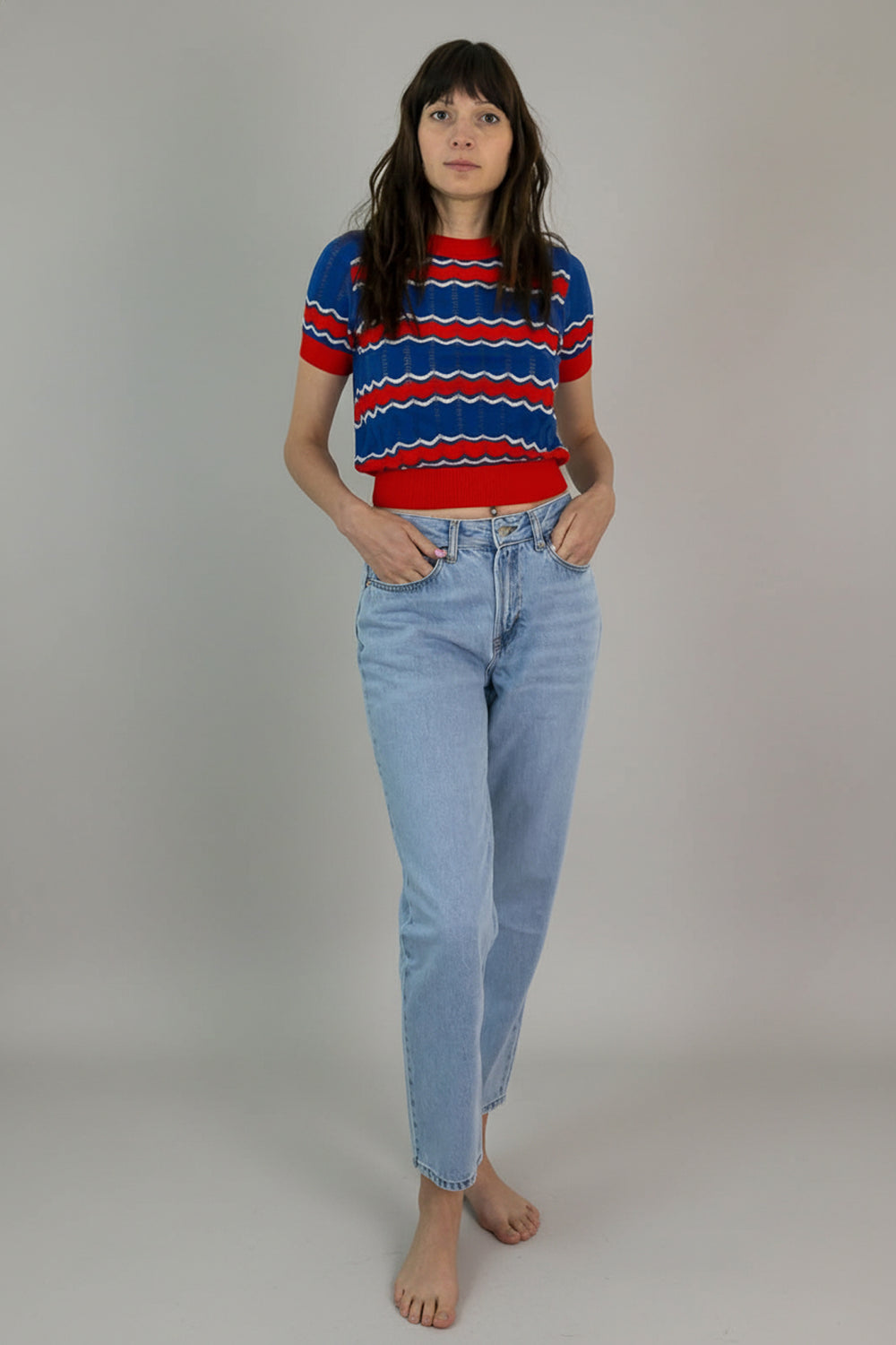 NOTHING AND EVERYTHING - JEANS BLU CHIARO