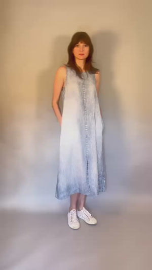 SUMMER BREEZE - ABITO IN LINO A RIGHE