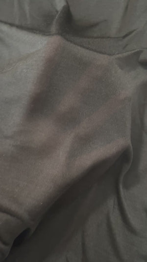 BECAUSE THE NIGHT - T-SHIRT MANICHE LUNGHE 100% SETA